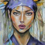 L&rsquo;artiste Indienne aux mille pigments
