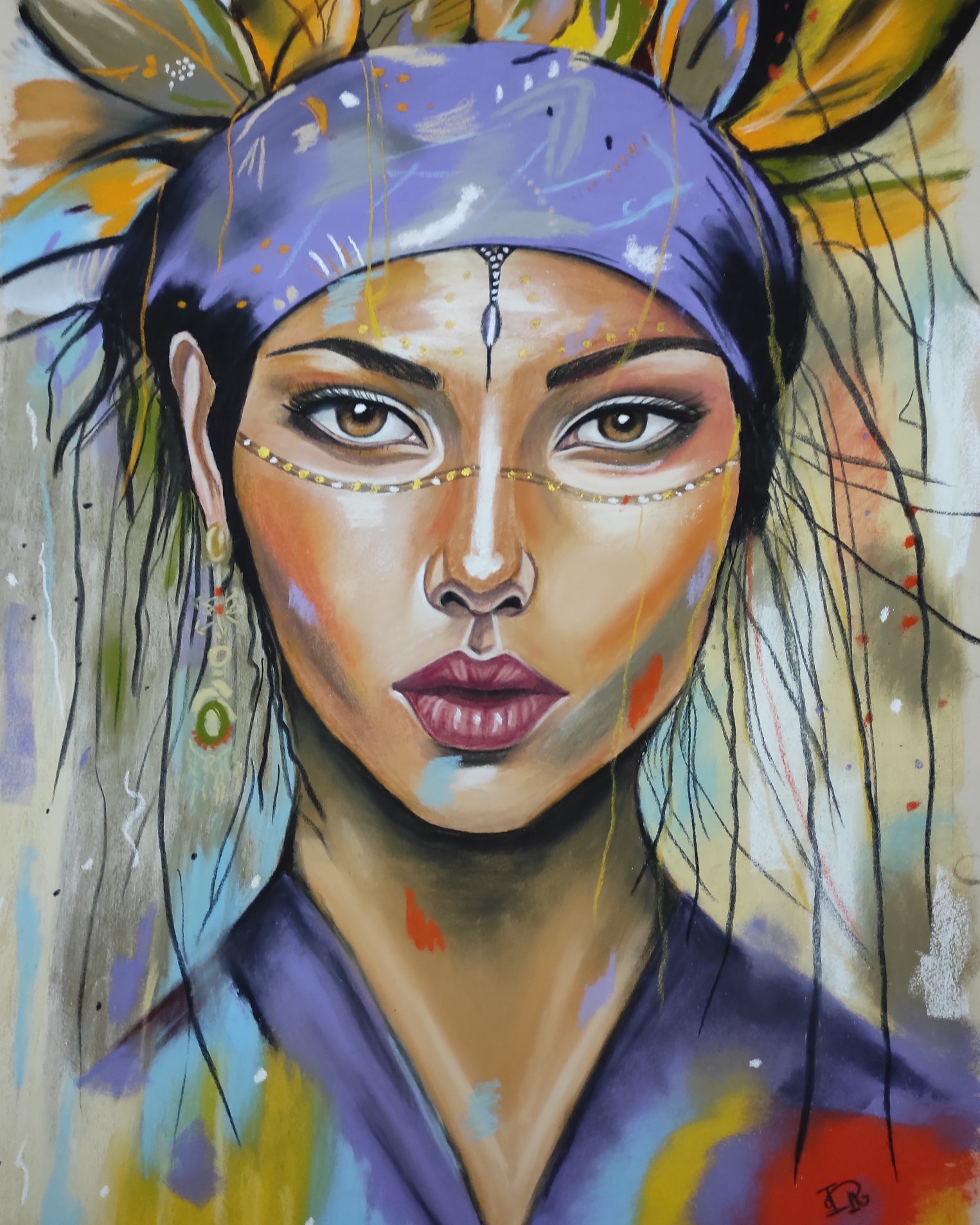 L'artiste Indienne aux mille pigments